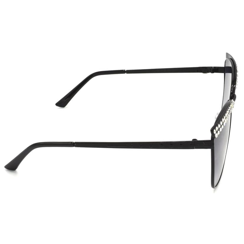 Hrinkar Multicolor Cat-eye Cooling Glass Multicolor Frame Best Sunglasses for Women - HRS330-BK-GRY view 3