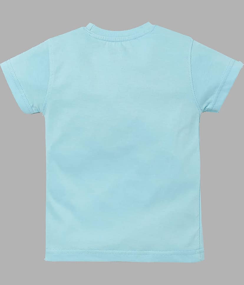 ETCHED DESIGN Pack of 1 Boys Cotton T-Shirt & Shorts Set ( Multicolor ) view 3