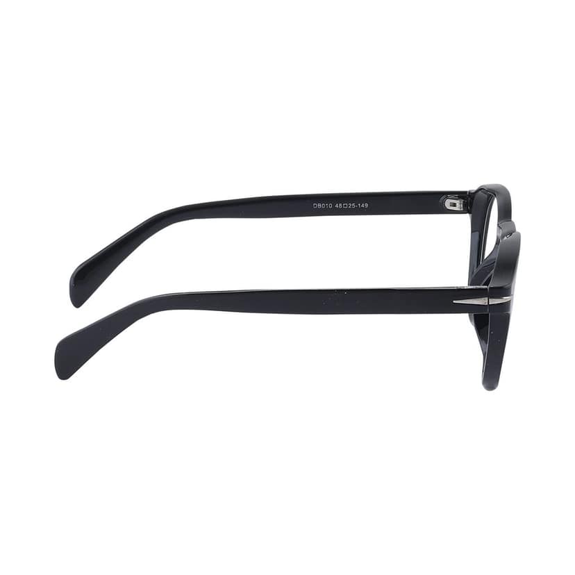 4Flaunt Full Rim Anti Glare Zero Power Oval Spectacle Frame | Lightweight, Sturdy & Trending | UV Protection Eyeglasses | Men & Women | Medium (C2 - Grey) view 4