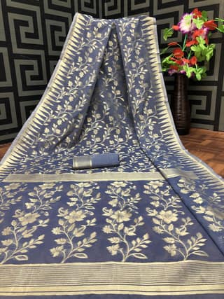 Jamdani Spun Cotton Saree
