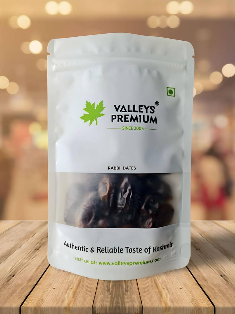Valleys Premium Iranian Rabbi Dates 400 Grams ( Khajur khajoor Date Irani Iran fresh dried dry ) view 3