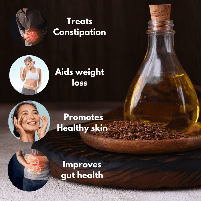 Cold Pressed Flaxseed Oil view 3