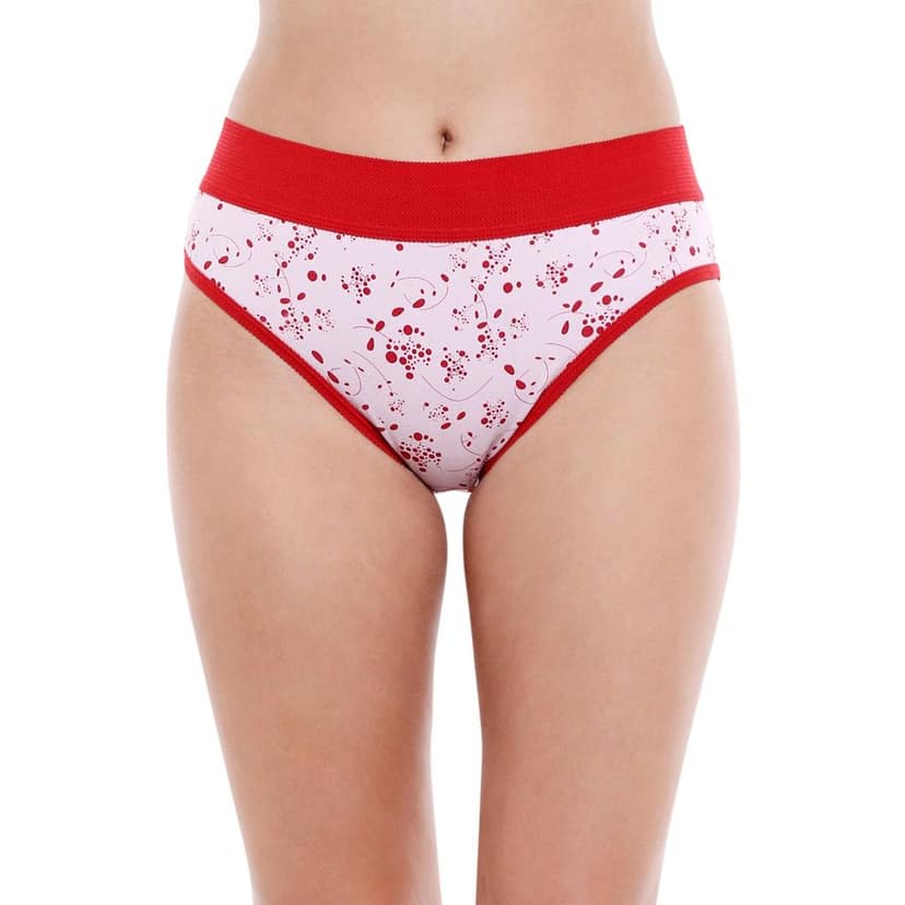 Bodycare women's combed cotton assorted Hipster Panty Pack of 3 ( E2922 ) view 4