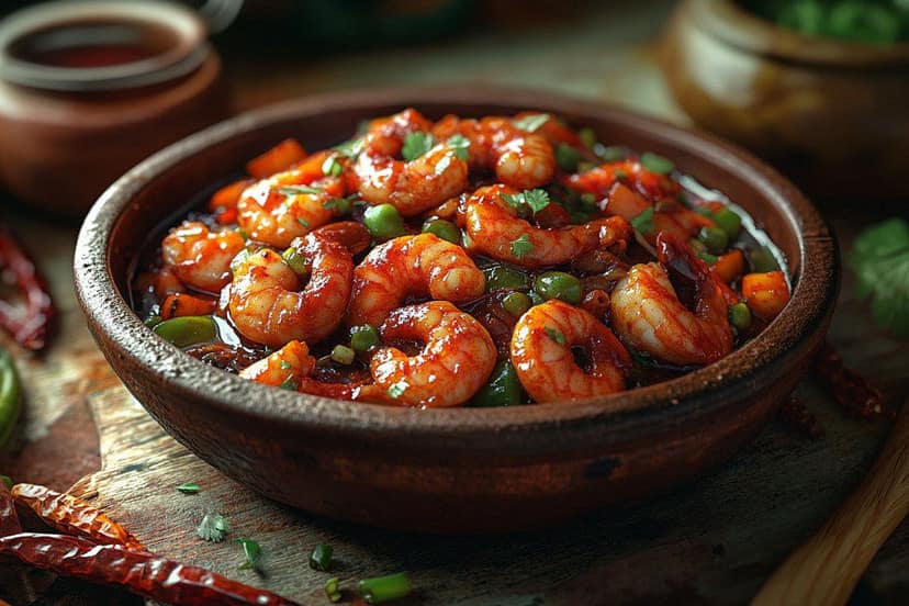 Prawn Schezwan