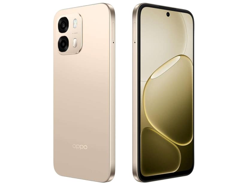 Oppo A6 Pro 5G Smartphone, 8GB RAM, 128GB Storage, Elegant Design - Aurora Gold view 4