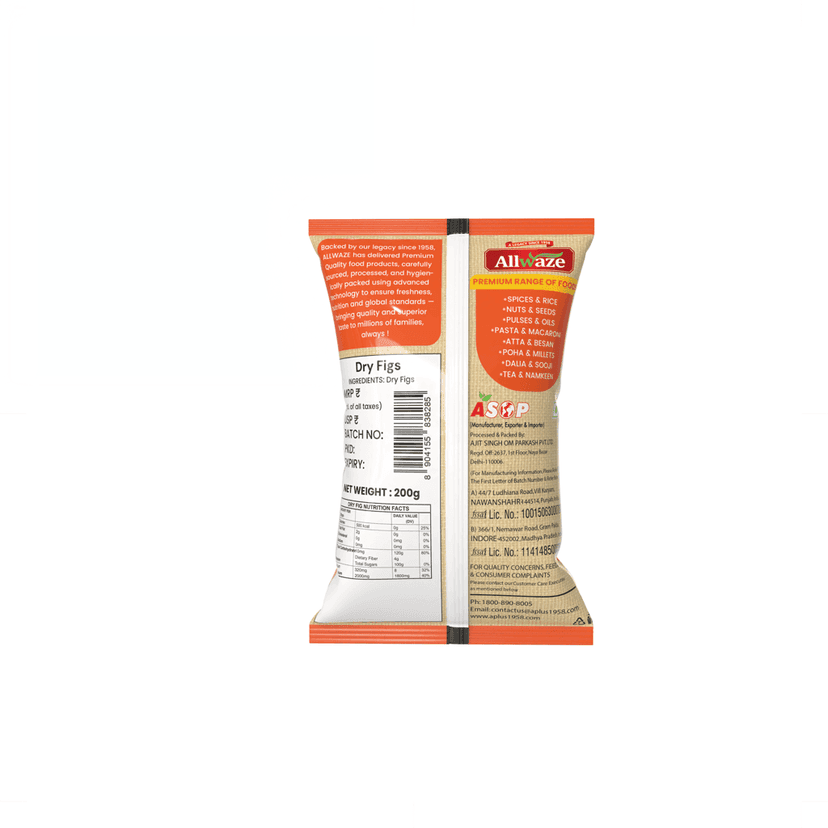 Allwaze Dry Figs 200gram view 3