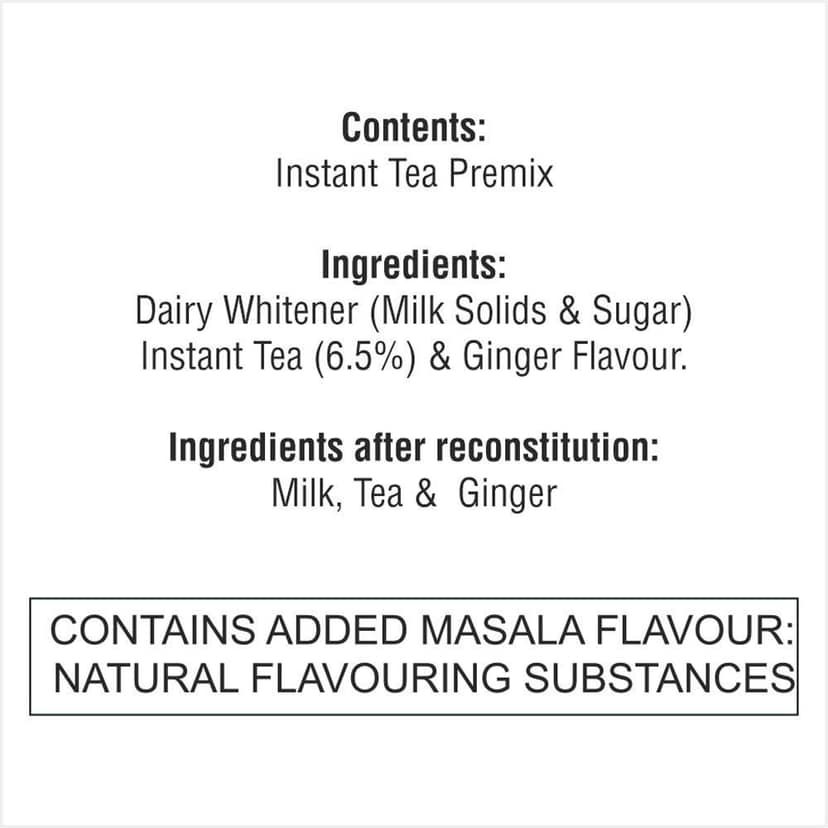 Wagh Bakri Elaichi Instant Tea Premix-No Added Sugar-10 Sachets, 80 Grams, Black Tea view 4