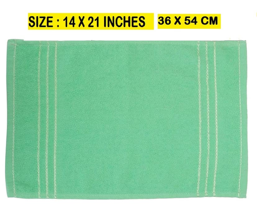 Plain Hand Towel (pack of 4, Multicolor) view 3