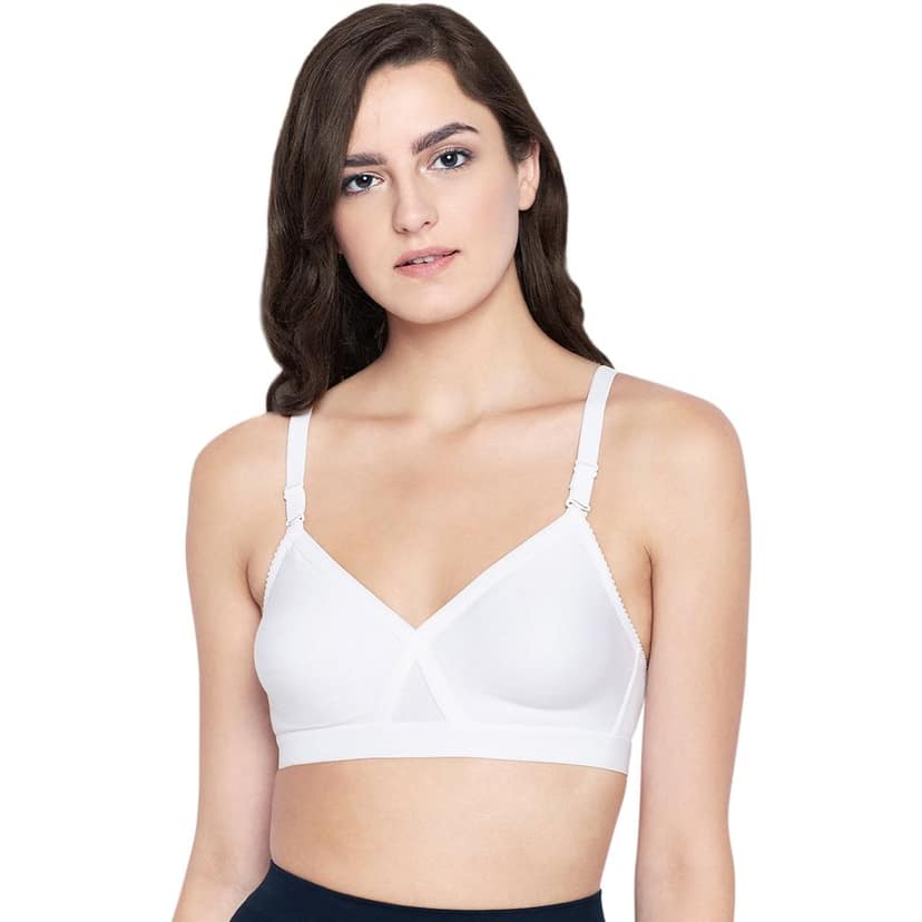 Bodycare 100% Cotton Non Padded Non wired Seamless Bra-Pack of 3 view 2