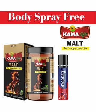 Kama Life Malt 400gm For Happy Love Life And Flirty Perfume Free