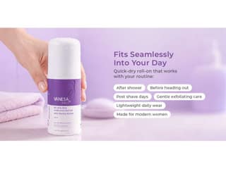 Vanesa Body Roll-On Fresh 6% AHA BHA Derma Action Underarm Care - 50ml
