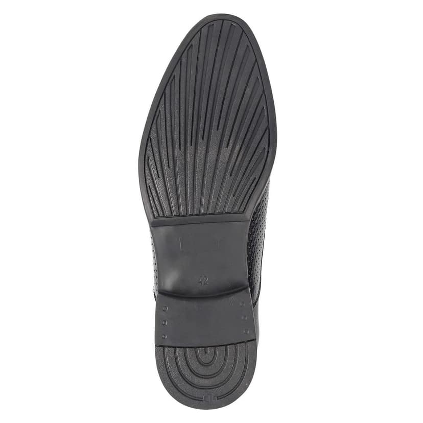 FEATHER LEATHER Men's Genuine Leather Black Formal Shoes for Men - Suitable for Formals, Office Wear, Dress Up Shoes view 8
