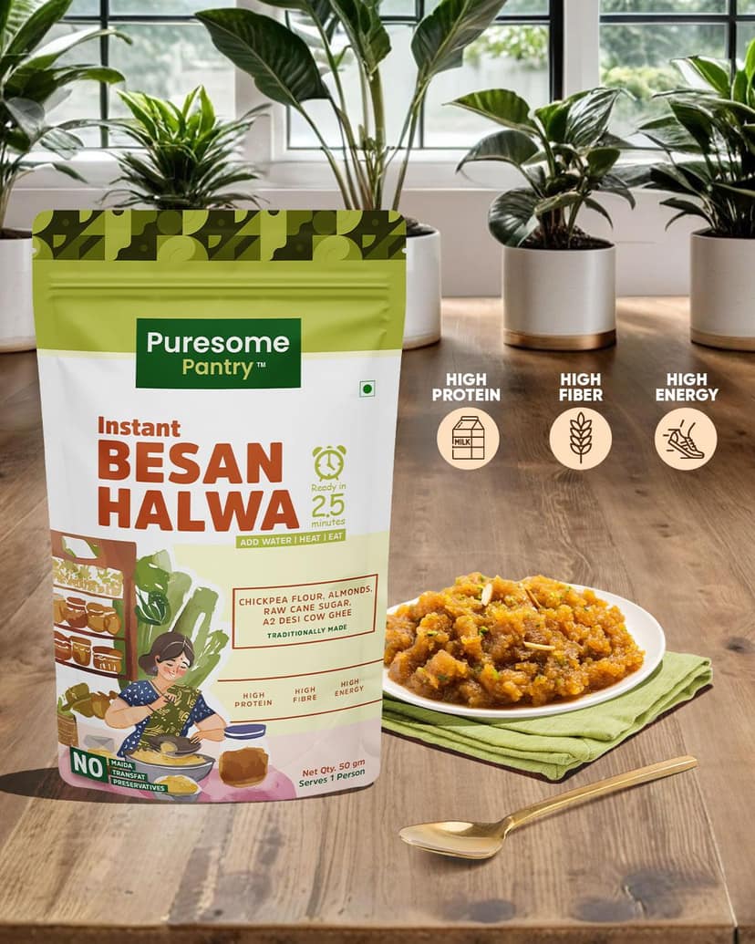Instant Besan Halwa view 2