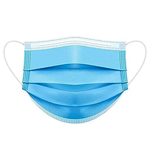 Elecsera SURGICAL-100 mask-003 Surgical Mask With Melt Blown Fabric Layer (Free Size, Pack of 100, 3 Ply)