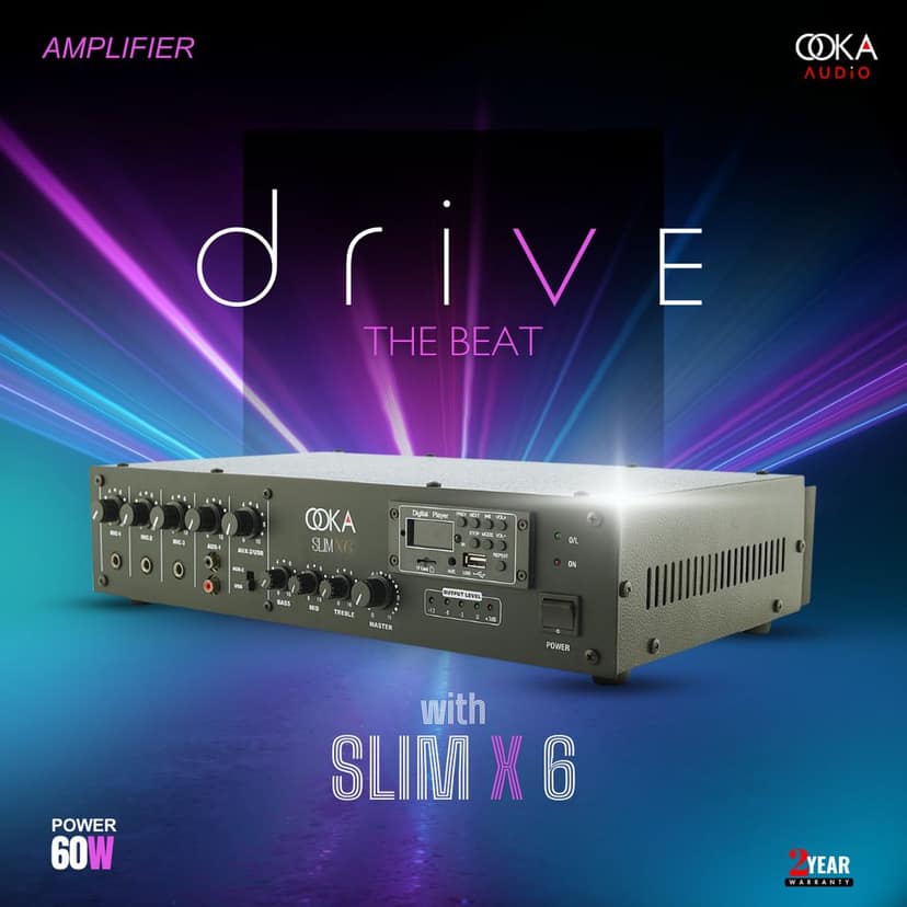 Ooka AUDiO SLIM X 6 Amplifier view 3