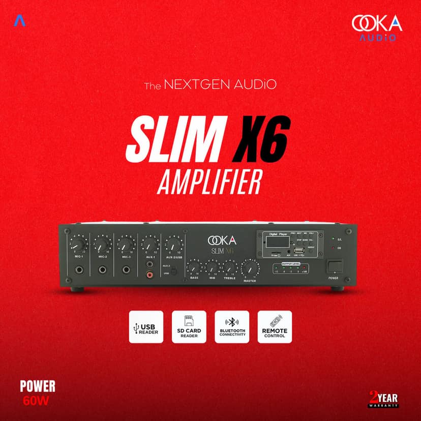 Ooka AUDiO SLIM X 6 Amplifier view 4