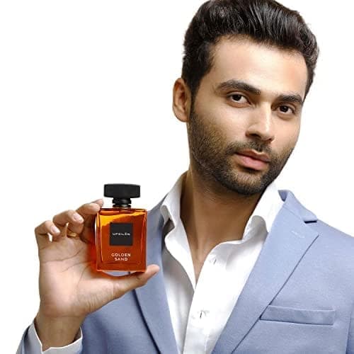 UPSILON Golden Sand Eau De Parfum Premium Long Lasting Fresh & Powerful Fragrance Spray Travel Friendly Luxury Parfum Scent | Mens Perfume | 100ml - Pack Of 1 view 6