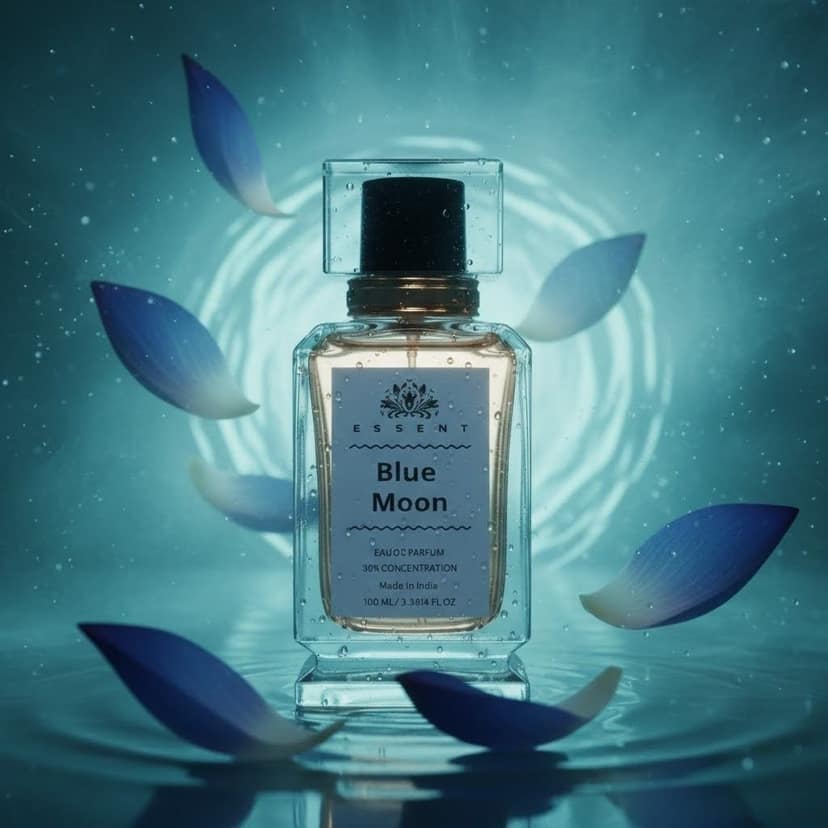 Essent Perfumes Blue Moon Eau de Parfum (EDP) – Fresh Floral Aquatic Long Lasting Perfume – Unisex Fragrance view 3