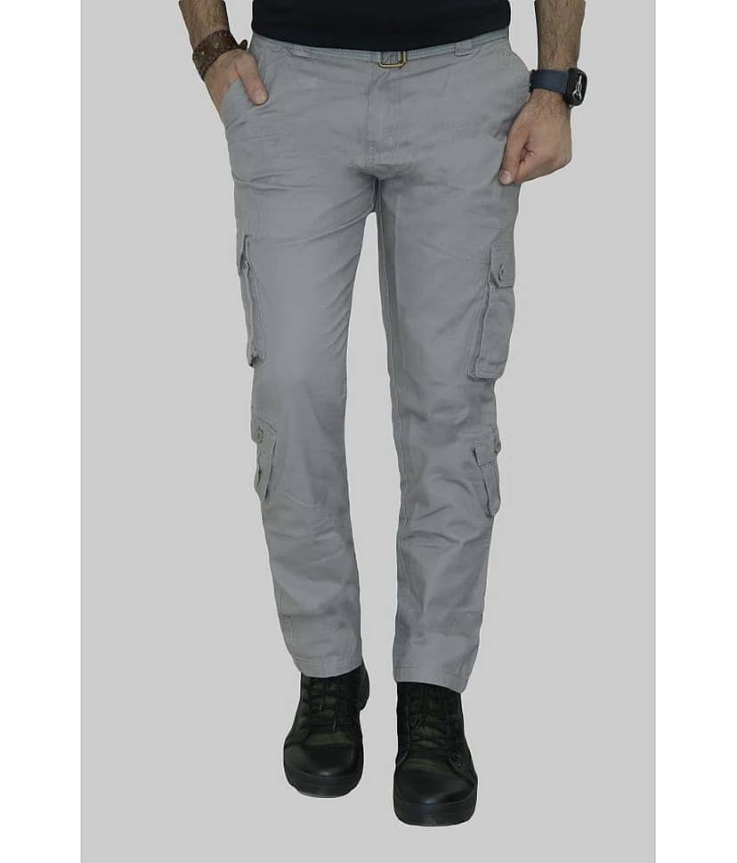 Urban Legends Regular Flat Men's Cargos - Black ( Pack of 1 )