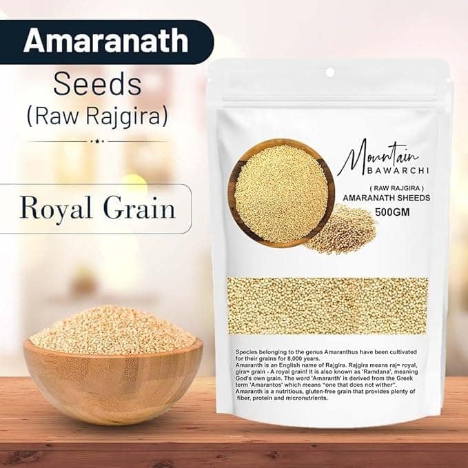Mountain Bawarchi Amaranth Seeds for Eating | Natural Rajgira Seeds for Healthy Breakfast & Snack | 500g view 3