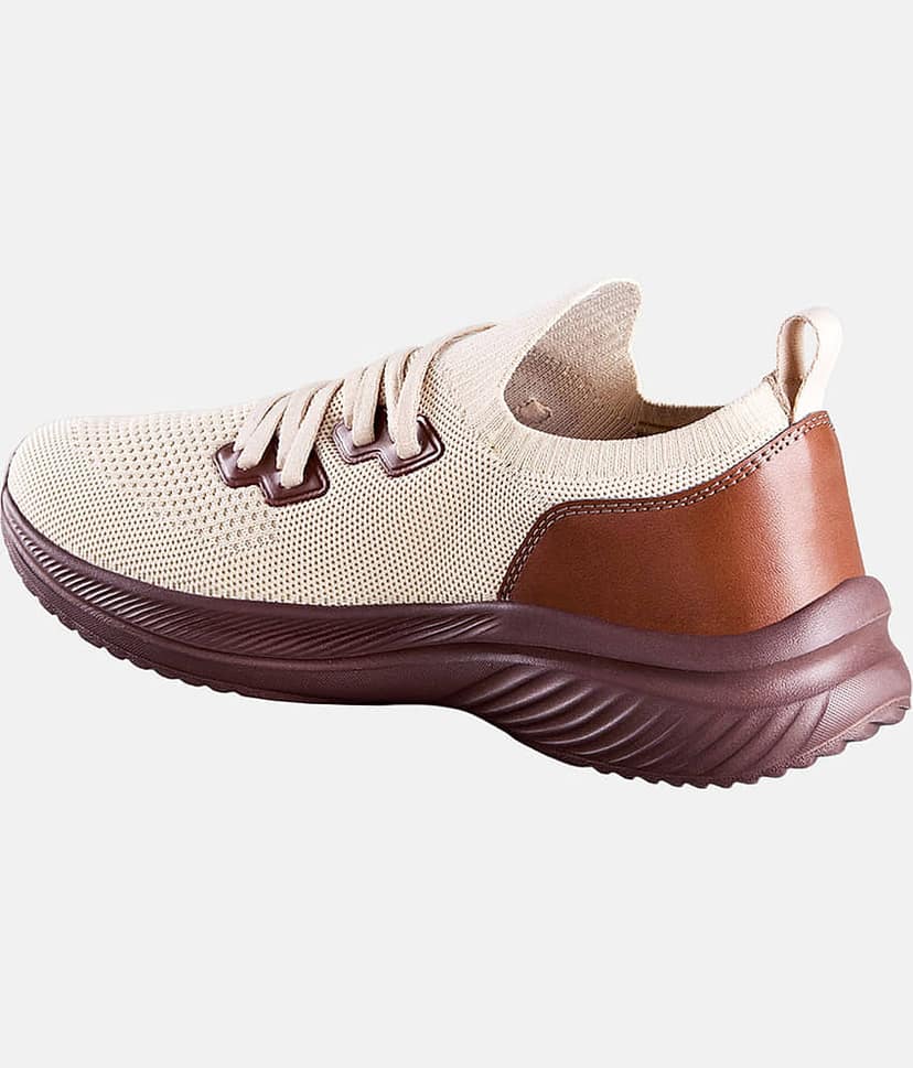 Neemans EASE WALK SNUG Off White Men's Lifestyle Shoes view 3
