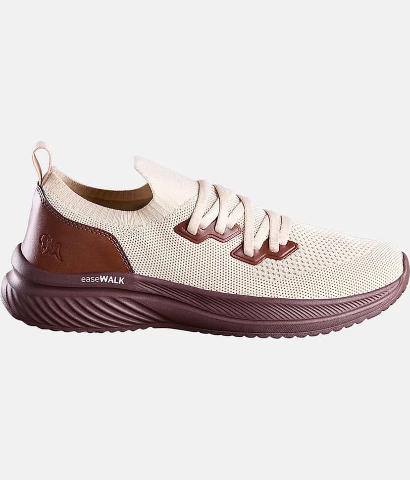 Neemans EASE WALK SNUG Off White Men's Lifestyle Shoes view 4