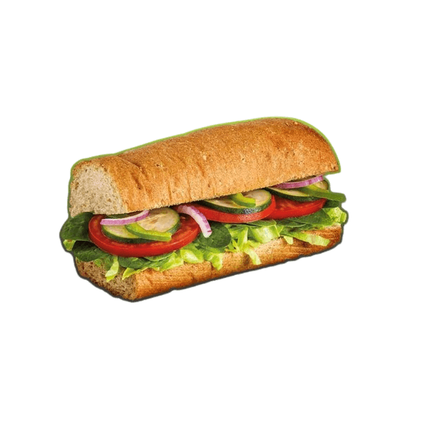 Veggie Coleslaw Delight Sub Sandwich
