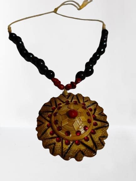 Natural Bead Necklace Set view 2
