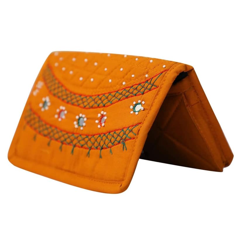 Women�s Handbag Banjara Traditional Side Bag Purse Cotton Handmade Light Brown view 2