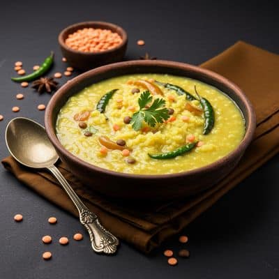 Simple Dal Khichdi
