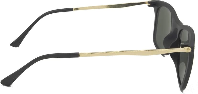 HRINKAR Unisex Rectangular Sunglasses Golden & Brown Frame, Green & Brown Lens (Medium) - Pack of 2 view 4