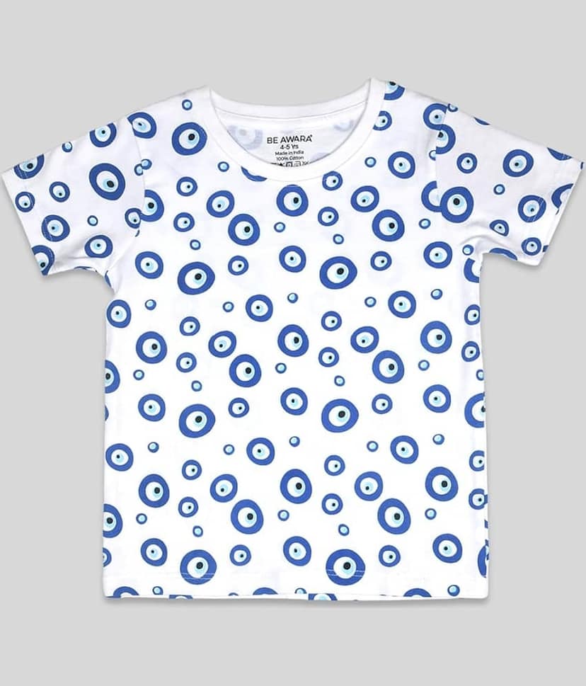 Be Awara Pack of 1 Boys Cotton Polo T-Shirt ( White )