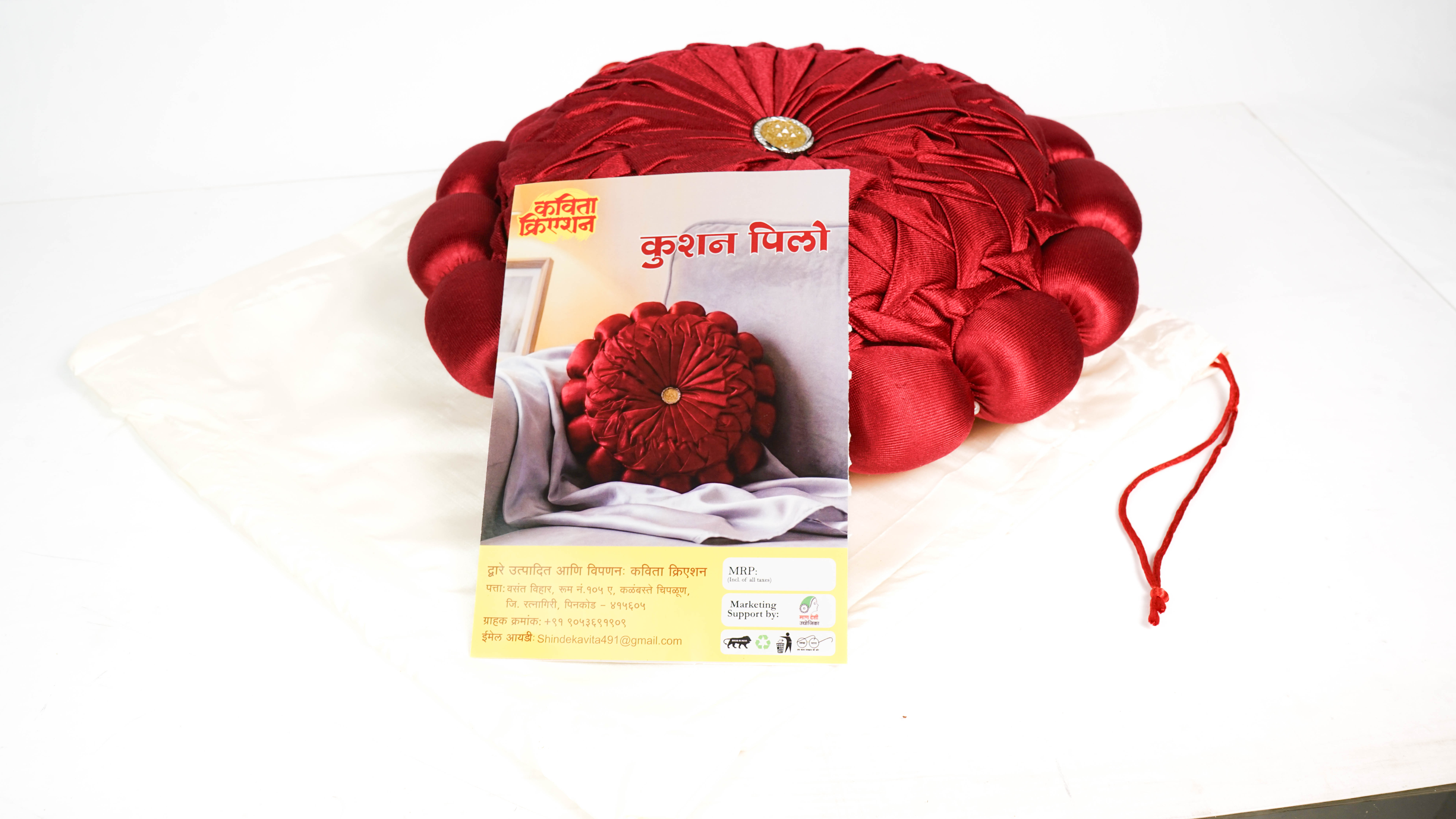 Handcrafted Cushion Pillow | Soft, Comfortable & Decorative Home Décor