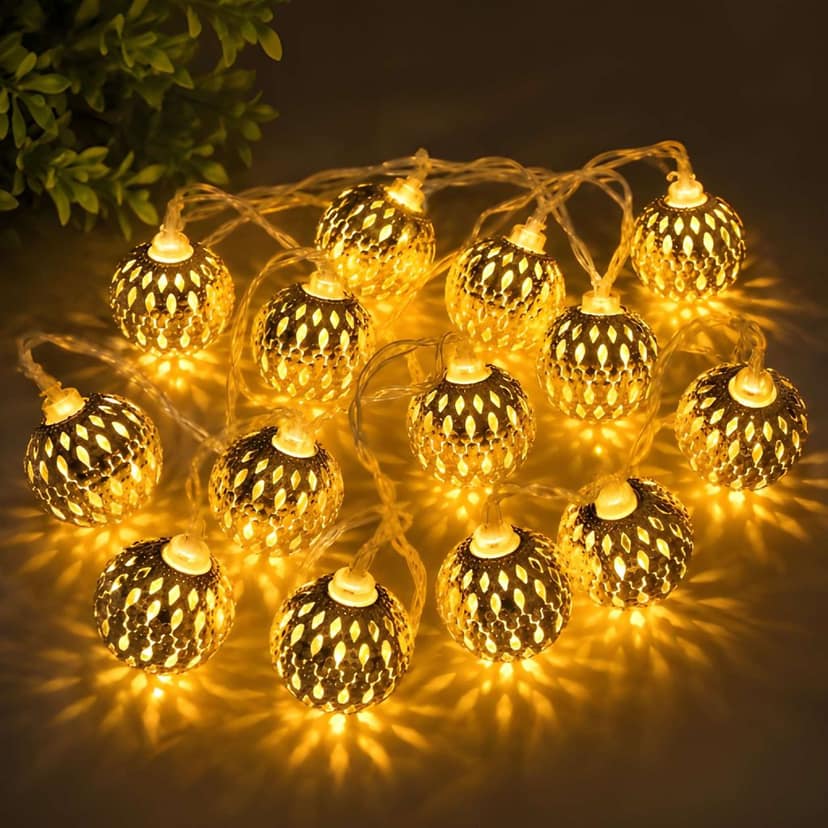 # Heavy Duty Moroccan Ball 3 Meter 14 LED Fairy String Light | Decorative Diwali Lights for Home (Original)