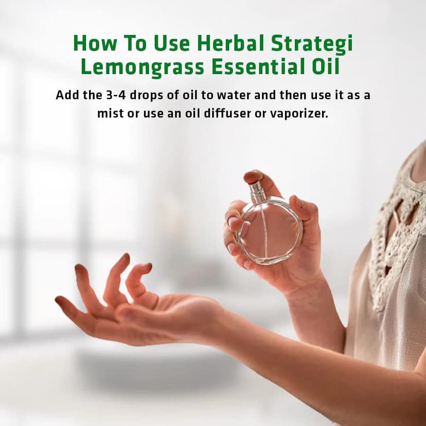 Herbal Strategi Lemongrass Essential Oil 15 ML view 3
