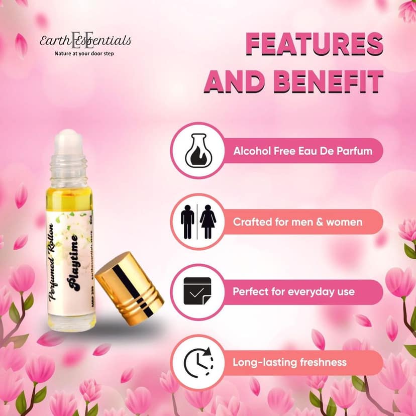 Perfumed Rollon Playtime Attar with jasmine notes view 5