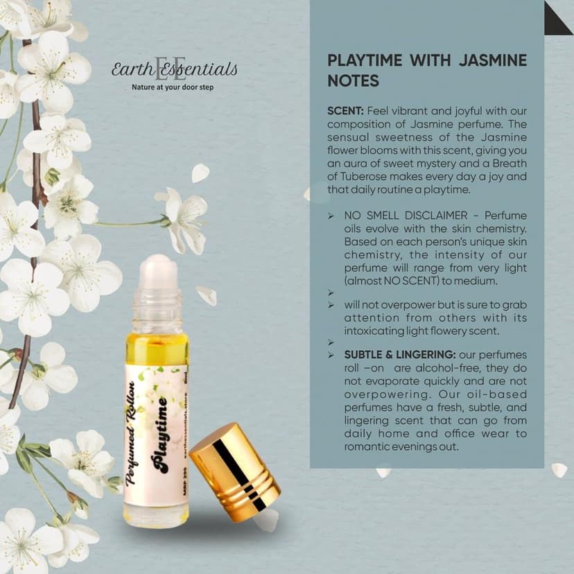 Perfumed Rollon Playtime Attar with jasmine notes view 7