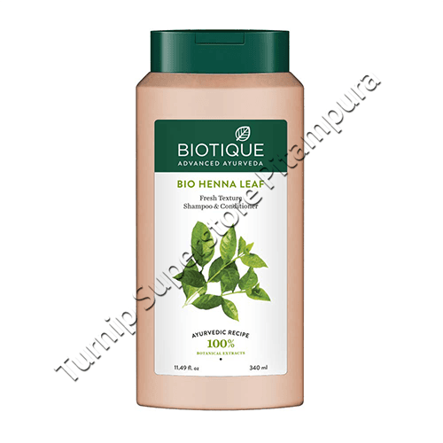 Biotique Bio Henna Leaf Fresh Texture Shampoo Amp Conditioner 340 Ml