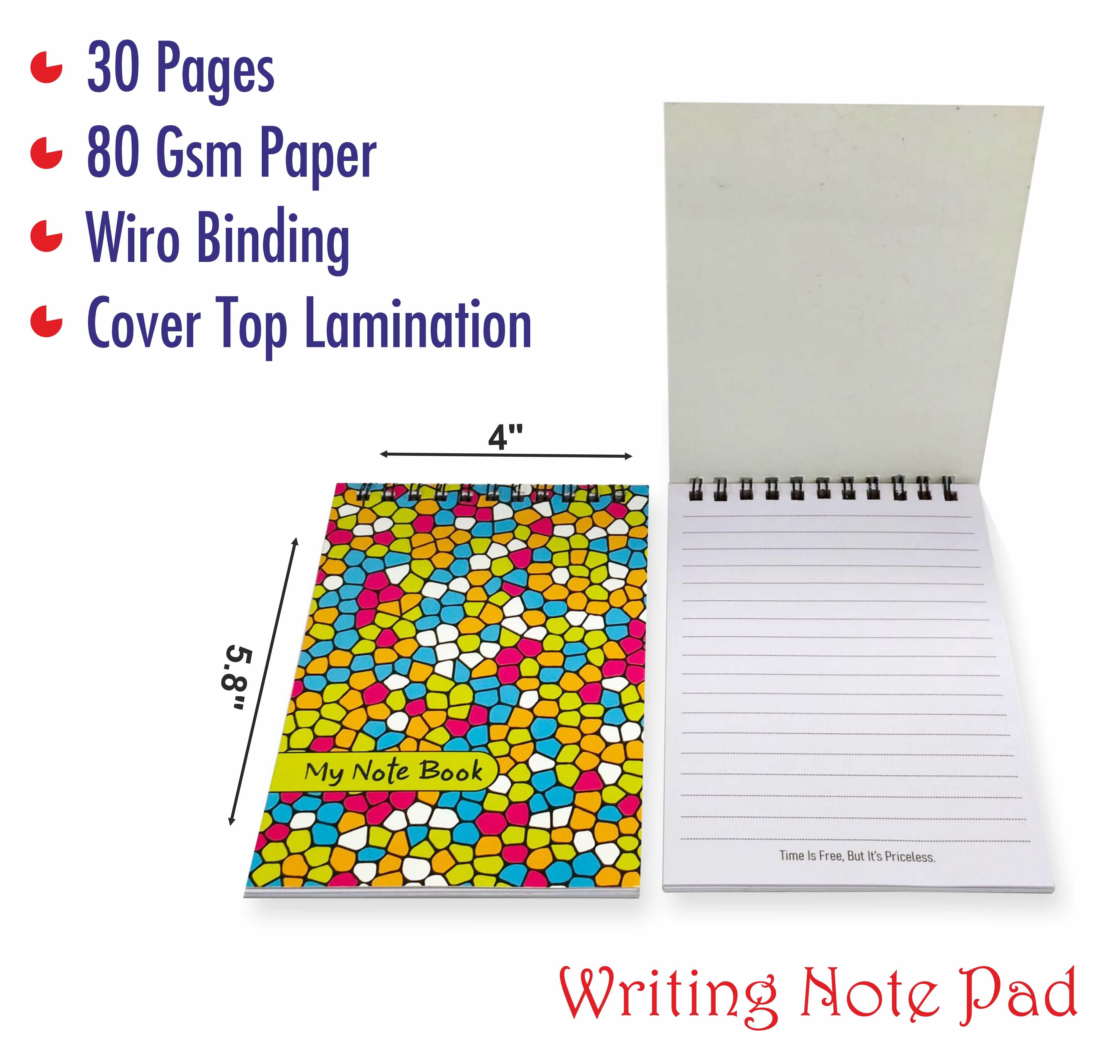 Ruled Laminated Cover Corporate Office Notepad, 30 Pages, (Size: 5.8 x 4 inch) - 10 view 2