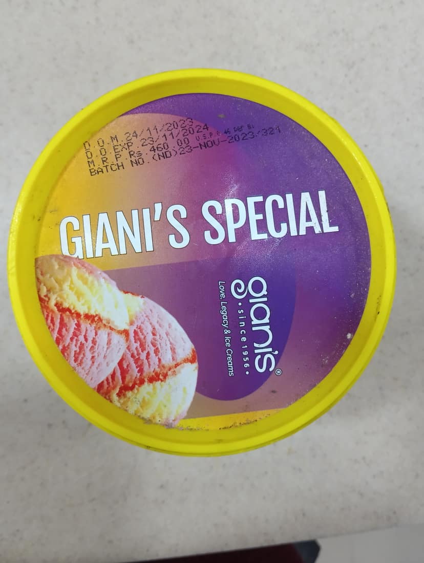 Giani s special ice cream
