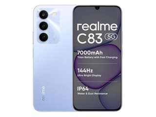 Realme C83 5G Smartphone, 4GB RAM, 64GB Storage - Blooming Purple