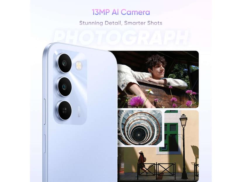 Realme C83 5G Smartphone, 4GB RAM, 64GB Storage - Blooming Purple view 4