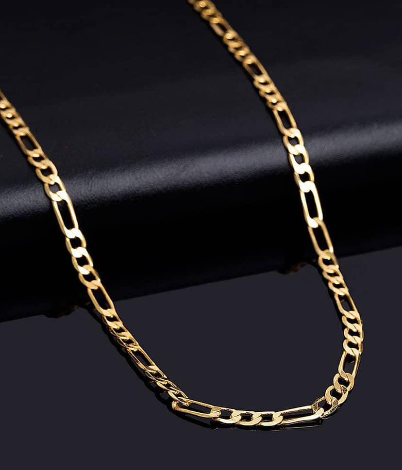 H M PRODUCT Gold Plated Chain ( Set of 1 )