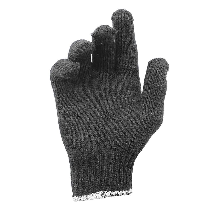 Solance Unisex Reusable Washable Knitted Cotton Safety Hand Gloves Free Size (Pack of 24) view 3