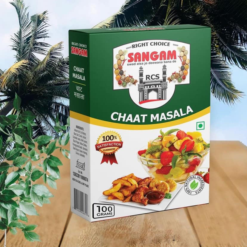 Right Choice Sangam Masala 100% Natural Powder with No Preservatives Colours Added (100 gm Pack of 2) (200 gram) view 8