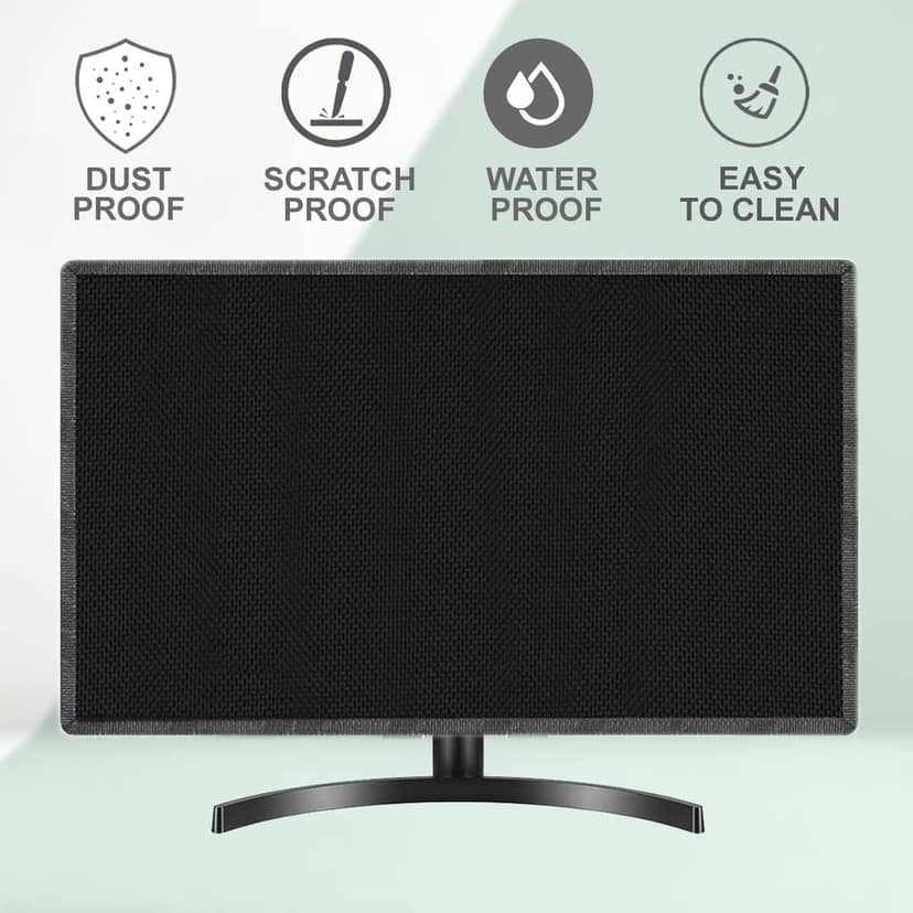 PalaP Super Premium Dust Proof Monitor Cover for ACER 31.5 inches Monitor (Black) view 6
