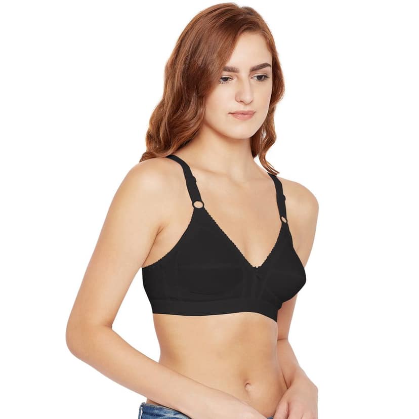 Bodycare 100% Cotton Non Padded Non wired Regular Bra-Pack of 3 view 4
