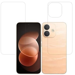 ISAAK Front and Back Screen Protector Compatible with Redmi Note 17 Pro 5G (COMBO PACK)