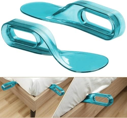 Easymart Brush 2 in 1 Mattress Lifter Stand & New Bed Sheet Tucker Tool (Pack of 2) Durable and Efficient/Ergonomic Handle/Relieves Back Pain/Easy Bed Making Tool Can Tuck Sheets/Holds Mattress view 2