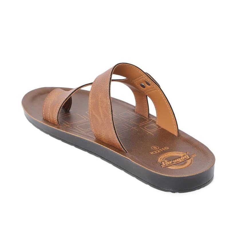 Paragon Vertex Men's Tan Slippers view 2